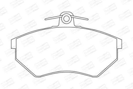 Колодки гальмівні дискові CHAMPION 571376CH