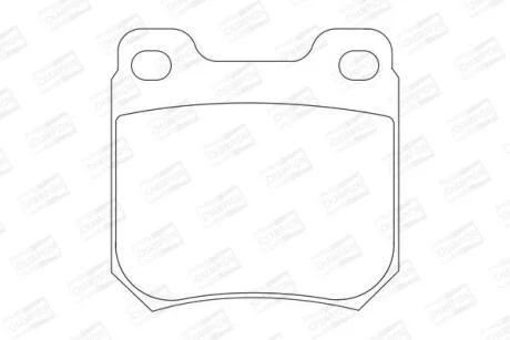 Колодки гальмівні дискові задні (з болтами та пружинами) Opel Omega B, Vectra B CHAMPION 571389CH