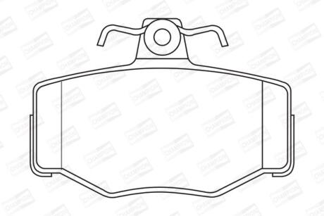 Колодки гальмівні дискові CHAMPION 571421CH