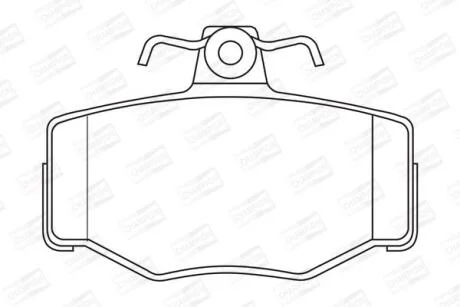 Колодки гальмівні дискові CHAMPION 571421CH