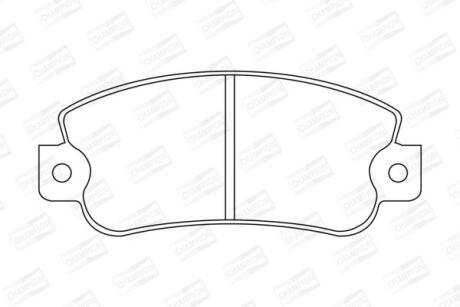 Колодки гальмівні дискові CHAMPION 571464CH