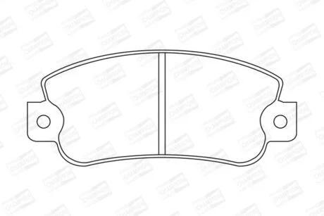 Колодки гальмівні дискові CHAMPION 571464CH