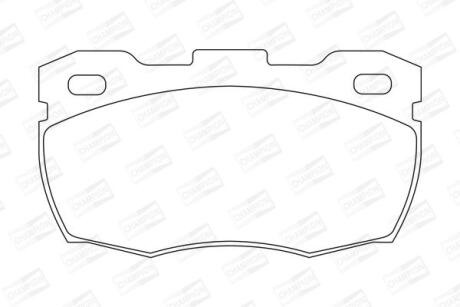 Колодки гальмівні дискові CHAMPION 571827CH