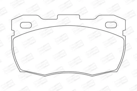 Колодки гальмівні дискові CHAMPION 571827CH