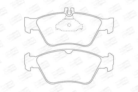 Колодки гальмівні дискові передні MB C-Class (W202), E-Class (W210) CHAMPION 571877CH