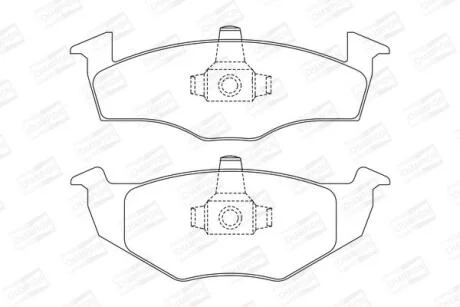 Колодки гальмівні дискові CHAMPION 571939CH