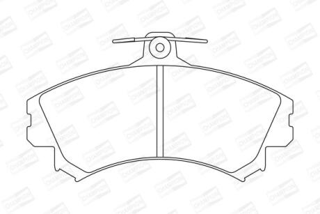 Колодки гальмівні дискові CHAMPION 571940CH