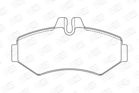 Колодки гальмівні дискові CHAMPION 571950CH