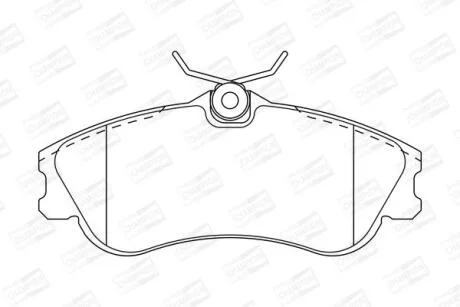 Колодки гальмівні дискові CHAMPION 571966CH