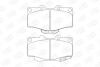 Колодки тормозные дисковые передние Toyota Land Cruiser (J7,J8,J9), 4 Runner (II CHAMPION 572140CH (фото 1)