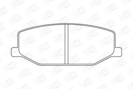 Колодки гальмівні дискові CHAMPION 572226CH