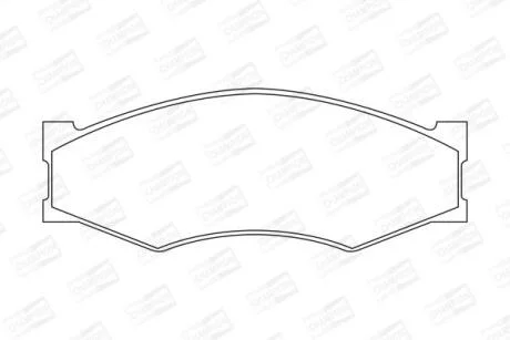 Колодки гальмівні дискові CHAMPION 572312CH