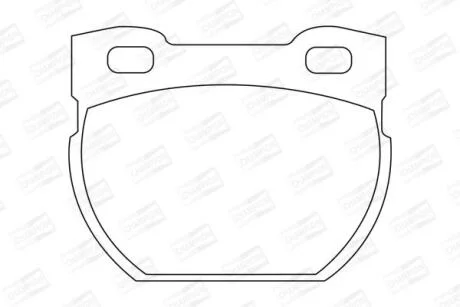 Колодки гальмівні дискові CHAMPION 572494CH