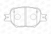 Колодки гальмівні дискові передні TOYOTA CALDINA Estate (_T24_) 02-07, CELICA Coupe (_T23_) 99-06 CHAMPION 572517CH (фото 1)