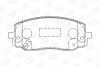 Колодки гальмівні дискові передні HYUNDAI i10 I (PA) 07-|KIA PICANTO I (SA) 04-12 CHAMPION 572526CH (фото 1)