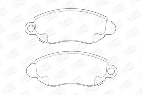 Колодки гальмівні дискові CHAMPION 573015CH