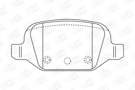 Колодки гальмівні дискові CHAMPION 573019CH
