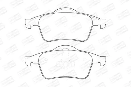 Колодки гальмівні дискові задні Volvo XC70 I, V70 (I,II), S80 I, S60 I, C70 I CHAMPION 573021CH