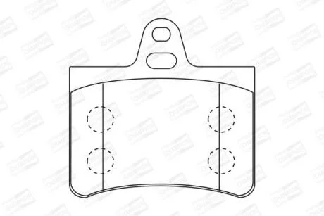 Колодки гальмівні дискові CHAMPION 573028CH