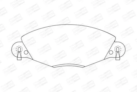 Колодки гальмівні дискові CHAMPION 573029CH