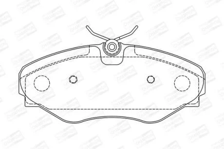 Колодки гальмівні дискові CHAMPION 573099CH