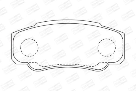 Колодки гальмівні дискові CHAMPION 573115CH