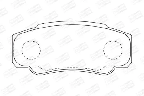 Колодки гальмівні дискові CHAMPION 573115CH