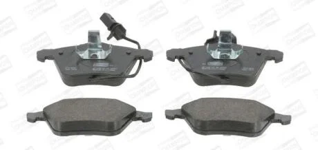 Колодки гальмівні дискові передні (з датчиками) Audi A6 (C5) CHAMPION 573145CH