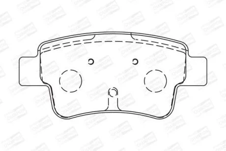 Колодки гальмівні дискові CHAMPION 573166CH