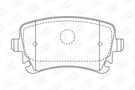 Колодки гальмівні дискові CHAMPION 573219CH
