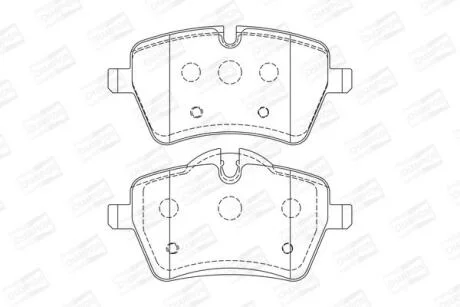 Колодки гальмівні дискові передні MINI MINI (R50, R53) 01-06, MINI (R56) 05-14 CHAMPION 573234CH