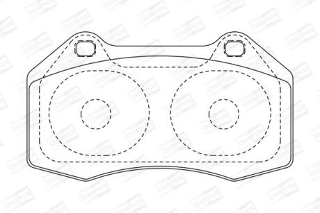 Колодки гальмівні дискові CHAMPION 573253CH