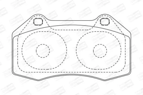 Колодки гальмівні дискові CHAMPION 573253CH