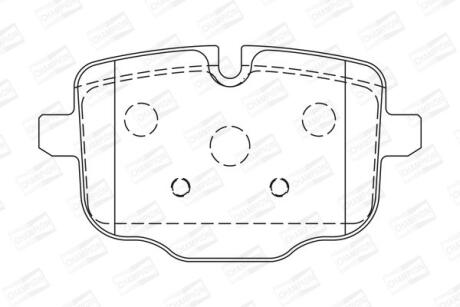 Колодки гальмівні дискові CHAMPION 573353CH