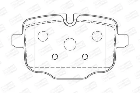 Колодки гальмівні дискові CHAMPION 573353CH