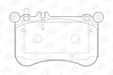 Колодки гальмівні дискові CHAMPION 573356CH