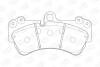 Колодки тормозные дисковые передние Porsche Cayenne (02-10)/ VW Touareg (02-10) CHAMPION 573376CH (фото 1)