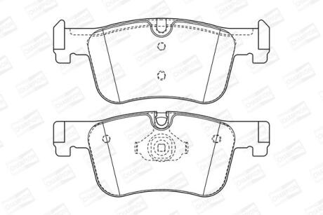 Колодки гальмівні дискові передні BMW 1 (F20) CHAMPION 573419CH