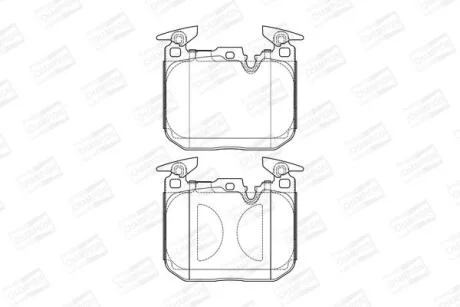 Колодки гальмівні дискові CHAMPION 573602CH