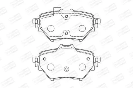 Колодки гальмівні дискові CHAMPION 573605CH
