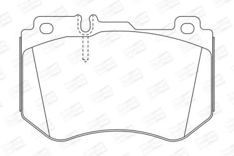 Колодки гальмівні дискові CHAMPION 573607CH