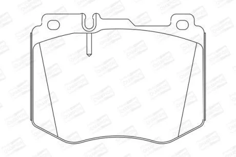 Колодки гальмівні дискові CHAMPION 573608CH