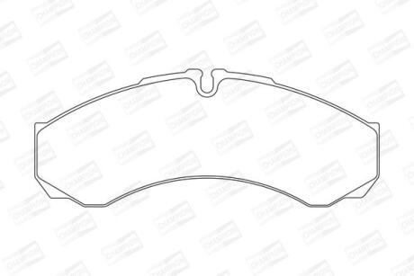 Колодки гальмівні дискові CHAMPION 573714CH