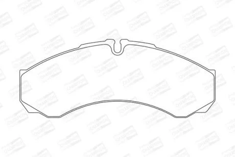 Колодки гальмівні дискові CHAMPION 573714CH