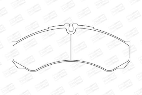 Колодки гальмівні дискові CHAMPION 573717CH