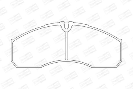 Колодки гальмівні дискові CHAMPION 573719CH