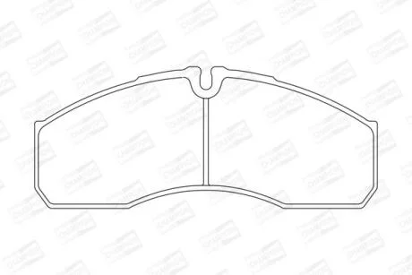 Колодки гальмівні дискові CHAMPION 573719CH
