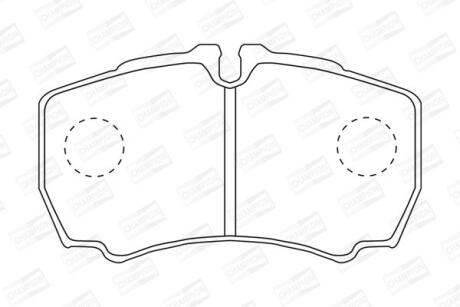 Колодки гальмівні дискові CHAMPION 573721CH