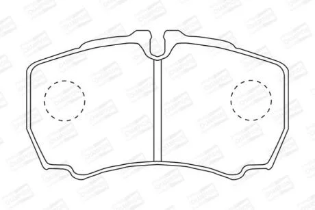 Колодки гальмівні дискові CHAMPION 573721CH