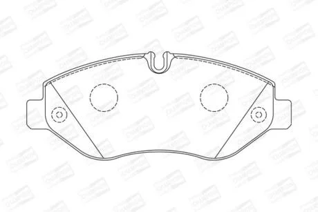 Колодки гальмівні дискові CHAMPION 573739CH
